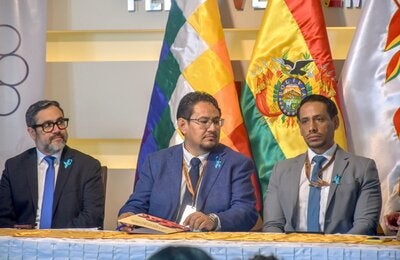 misión regional de cáncer de OPS en Bolivia