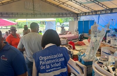 OPS apoya la continuidad de la atención en Tonosí tras el terremoto en Panamá