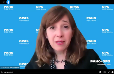 La Dra. Analía Porras fue parte del panel