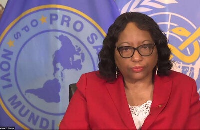 Directora de OPS. Dra. Carissa F. Etienne