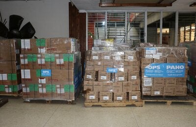 Donación de OPS a Pinar del Río en respuesta a huracán Ian