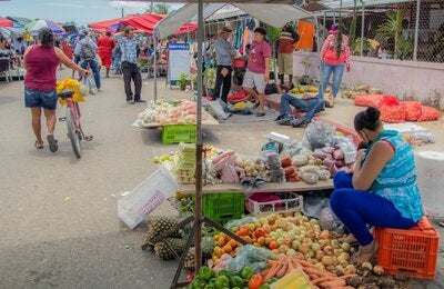 Market Scene in Belize City - CCCCC owned