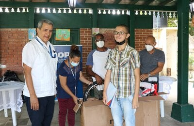 Abel Sánchez - Primer lugar en concurso de dibujo por 120 años de OPS