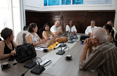 Reunión de cierre de la misión de polio a Cuba