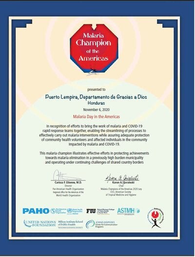 Reconocimiento Puerto Lempira