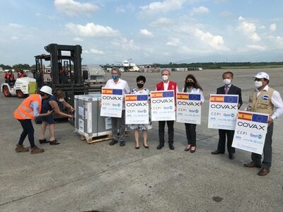 Recepción de vacunas COVAX-España