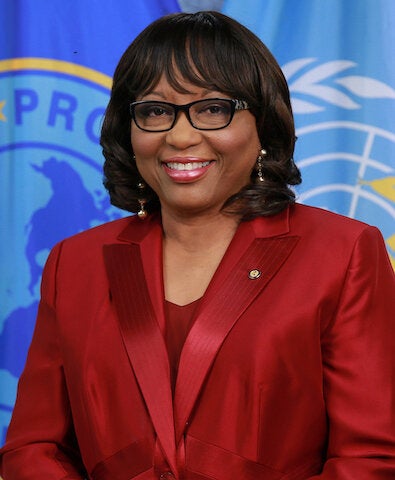 Director of the Pan American Health Organization, Dr. Carissa F. Etienne