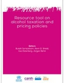 Resource tool on alcohol taxation and pricing policies
