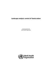 Landscape analysis: control of Taenia solium
