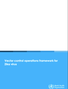 Vector control operations framework for Zika virus; 2016 
