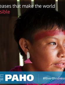 Onchocerciasis. Postcard for social media 1