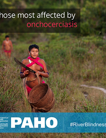 Onchocerciasis. Postcard for social media 4