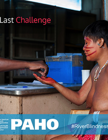 Onchocerciasis. Postcard for social media 5