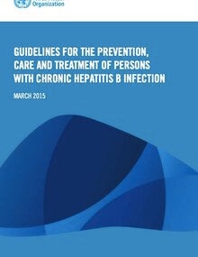 cover Guidelines for the prevention, care and treatment of persons with chronic hepatitis B infection
