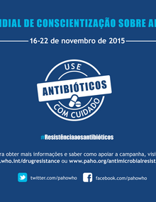 Semana mundial de conscientização sobre antibióticos 2015 - tarjeta postal (2) - sólo en portugués