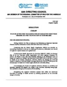 CD55.R9 - Plan of Action for the Elimination of Neglected Infectious Diseases and Post-elimination Actions 2016-2022