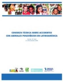Consulta técnica sobre accidentes con animales ponzoñosos en latinoamerica