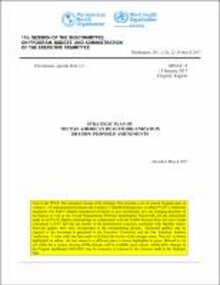 Plan estratégico de la organización panamericana de la salud 2014-2019: propuesta de modificaciones; 2017