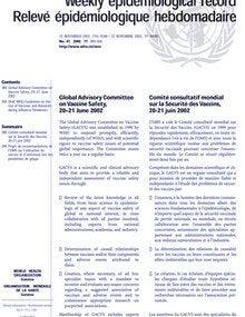 Hepatitis B vaccination and multiple sclerosis (MS)