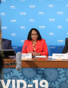 PAHO Director briefs OAS Ambassadors