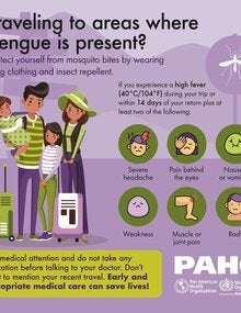 Infographic: Traveling to areas where dengue is present? (JPG version)
