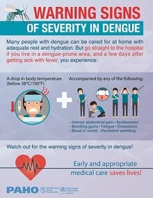 Poster: Warning signs of severity in dengue (JPG version)