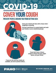 Infographic: COVID-19 - Cover your cough