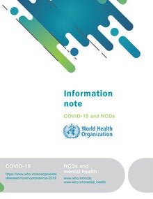 Information note on COVID-19 and noncommunicable diseases