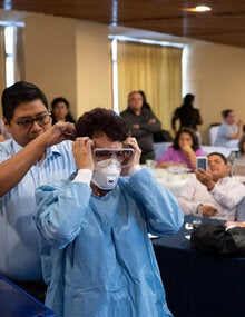 Capacitaciones sobre prevención y control de infecciones