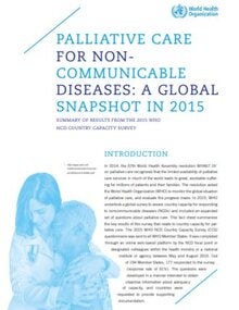 Fact-sheet: Palliative care for noncommunicable diseases: a global snapshot in 2015