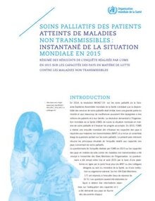 Soins palliatifs des patients atteints de maladies non transmissibles : instantané de la situation mondiale en 2015