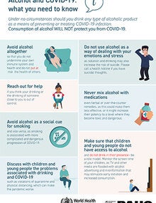 Infographic: Alcohol and COVID-19: what you need to know