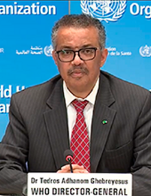 Dr. Tedros, Director OMS