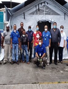 Carpas para triage respiratorio 