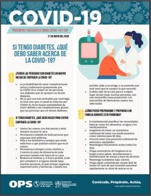 Si tengo diabetes, ¿qué debo saber acerca de la COVID-19? 21 de mayo del 2020