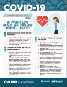 Fact-sheet: If I have High Blood Pressure, what do I need to know about COVID-19? 21 May 2020