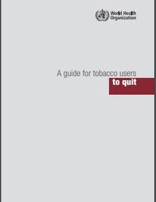 A guide for tobacco users to quit ﻿
