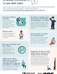 Infografía: Alcohol y COVID-19: lo que debe saber