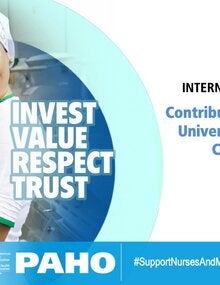 Nurse with a newborn in a healthcare hospital