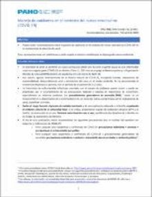 Manejo de cadáveres en el contexto del COVID-19