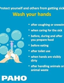 Protect yourself and others from getting sick. Wash your hands 