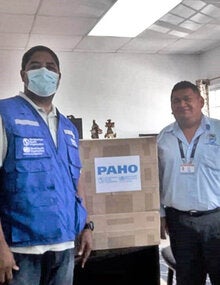 Handover of Viral Swabs