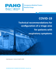 Recommendations for configuration of a triage area for patients with respiratory symptoms - COVID-19