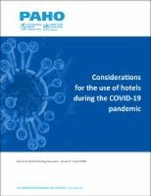Considerations for the use of hotels during the COVID-19 pandemic