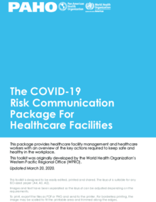 The COVID-19 Risk Communication Package for Healthcare Facilities