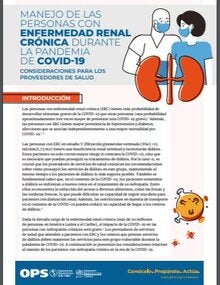 Manejo de las personas con enfermedad renal crónica durante la pandemia de COVID-19, 3 de junio del 2020