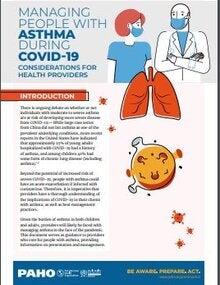 Managing People with Asthma during COVID-19: Considerations for Health Providers, 3 June 2020