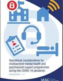 Operational considerations for multisectoral mental health and psychosocial support programmes during the COVID-19 pandemic