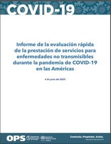 Informe de la evaluación rápida de la prestación de servicios para enfermedades no transmisibles durante la pandemia de COVID-19 en las Américas