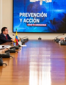 PWR Colombia conversa con autoridades de salud de Colombia